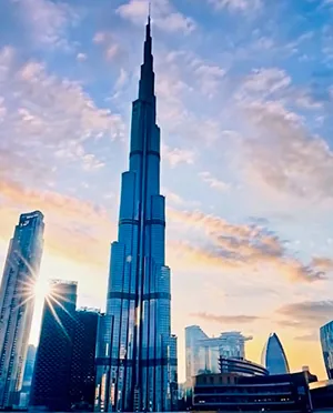 Burj Khalifa and Dubai skyline