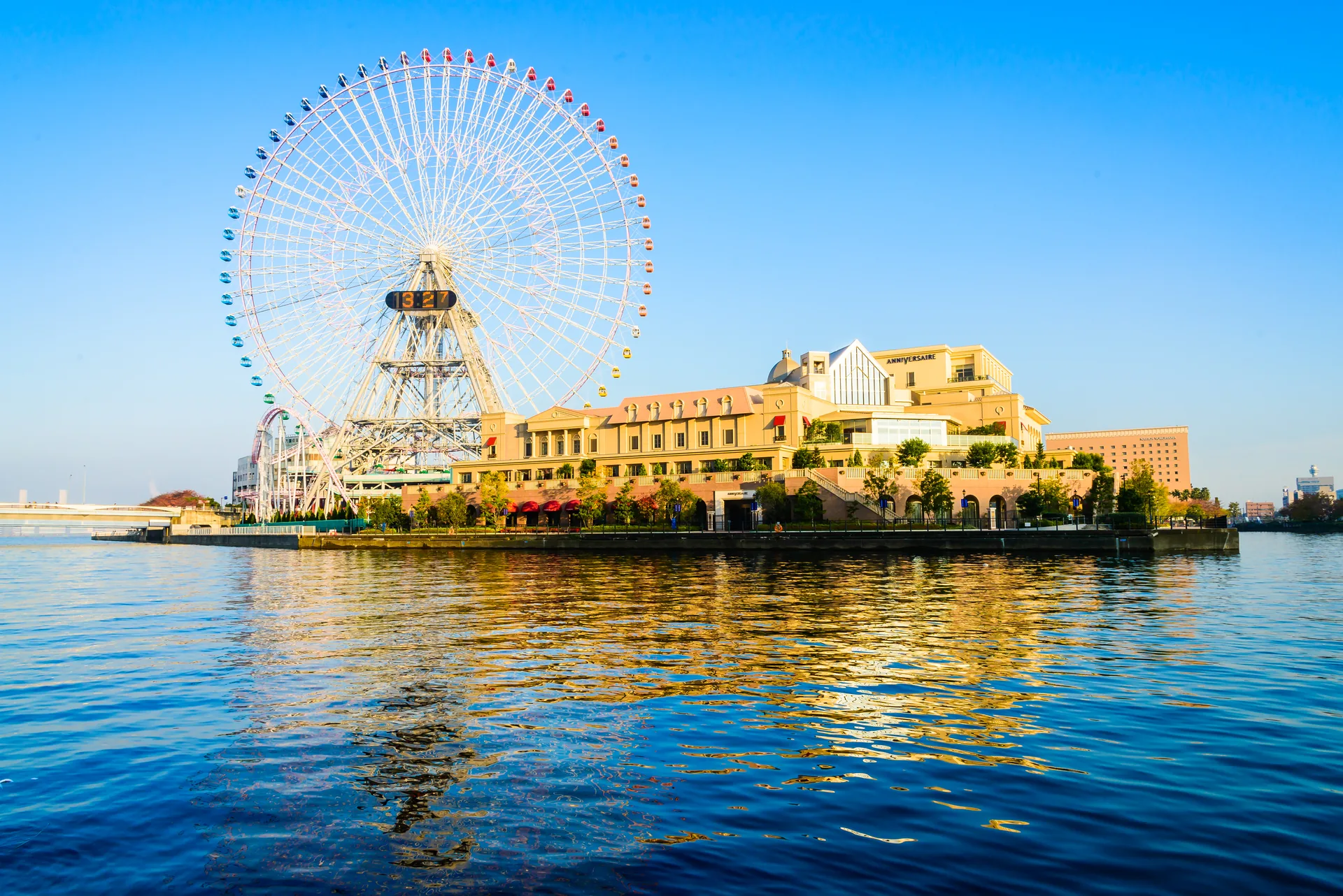 Ferris wheel beside the waterfront