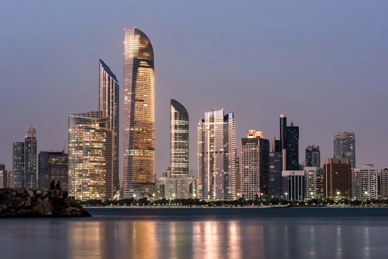 Modern city skyline