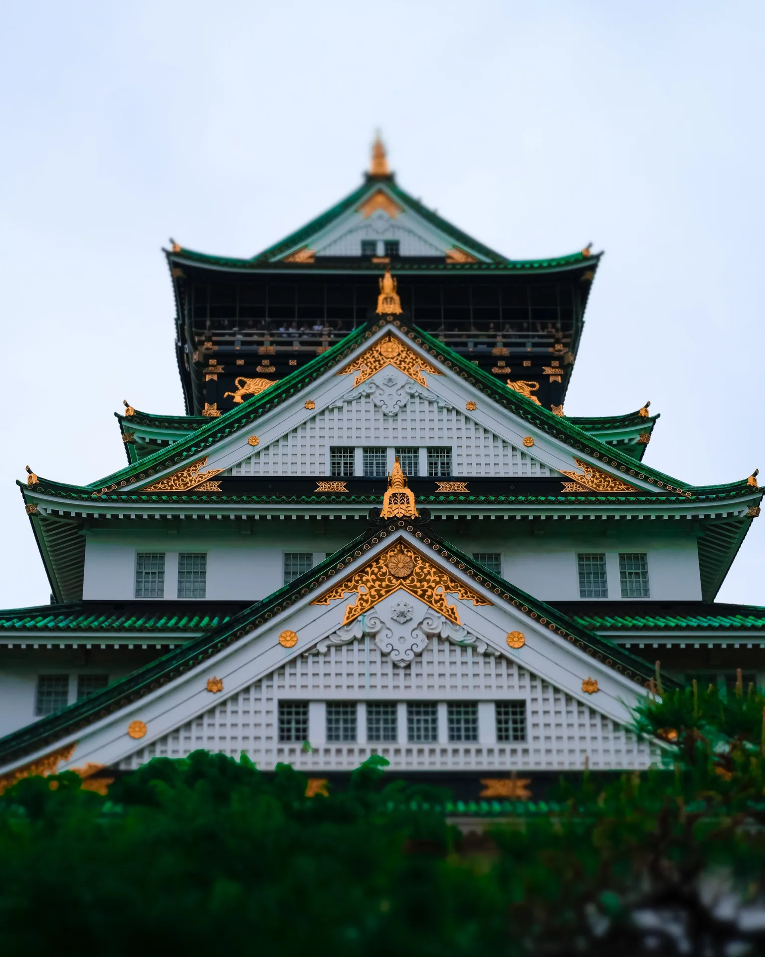 Osaka Castle in Japan