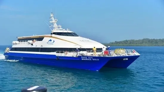 Passenger ferry at sea